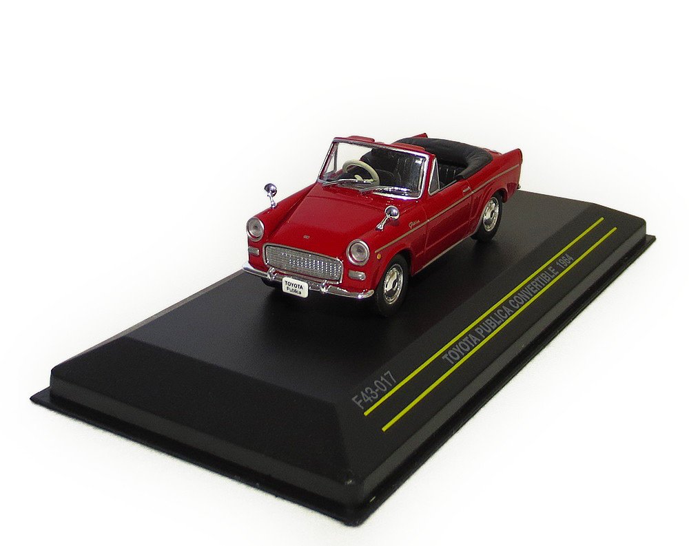 Amazon | FIRST:43 1/43 トヨタ パブリカ コンバーチブル 1964 レッド
